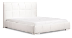 Amelie Queen Size Bed White by Zuo Modern | 800201