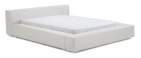 Alpha Queen Size Bed White by Zuo Modern | 800241