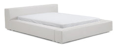 Alpha Queen Size Bed White by Zuo Modern | 800241
