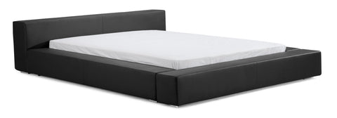 Alpha King Size Bed Black by Zuo Modern | 800246