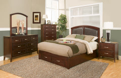 ATHERTON CALIFORNIA KING STORAGE BED by Alpine Furniture | 818-07 CK