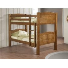 Linon Bunk Bed with Shutter - Honey Pecan-90066nn50-A-Kd