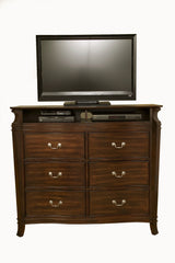 Windsor TV Chest in Cherry by Alpine Furniture | 9000-5