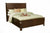 Windsor California King Panel Bed in Cherry by Alpine Furniture | 9000-CK