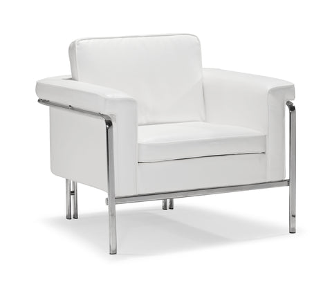 Singular Armchair White by Zuo Modern | 900161