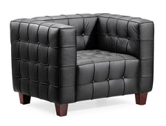 Button Armchair Black by Zuo Modern | 900200