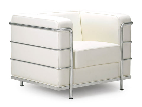 Fortress Armchair White by Zuo Modern | 900221