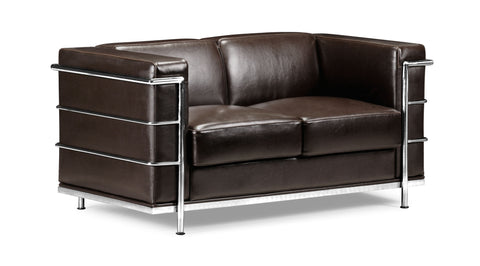 Fortress Love Seat Espresso by Zuo Modern | 900240