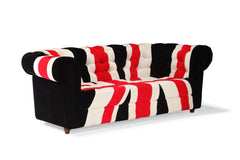 Union Jack Sofa Red, White & Black by Zuo Modern | 900264