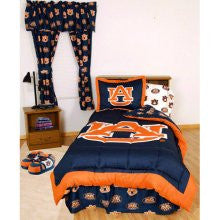 Auburn Tigers Bed in A Bag King with Team Color Sheets
