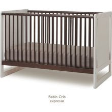 Robin Crib in White/Espresso Oeuf