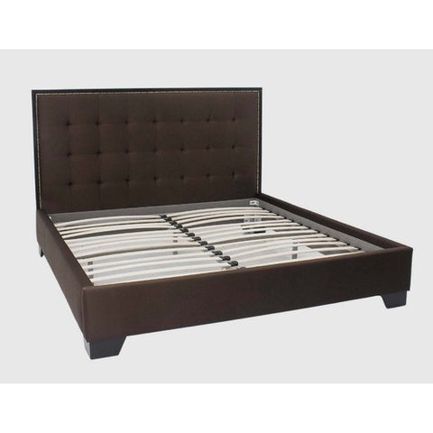Bayside Platform Bed by Abbyson Living | AD-7007-KG-BRN / AD-7007-QN-BRN