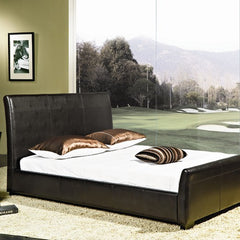 Louis Bi-Cast Leather Bed by Abbyson Living | LI-HC016-KI / LI-HC016-QU