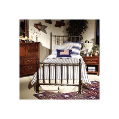 American Spirit Bed in Distressed Black by Legacy Classic Furniture | 490-5003 / 490-5004