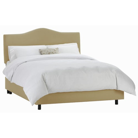 Arc Bed in Twill Khaki by Skyline Furniture | 49XBED (Twill Khaki)