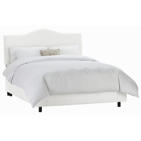 Arc Bed in Twill White by Skyline Furniture | 49XBED (Twill White)