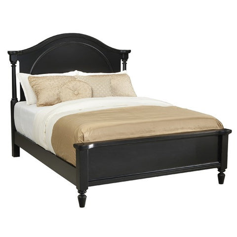 Arch Panel Bed in Midnight Black by Howard Miller | 941110MN / 941111MN