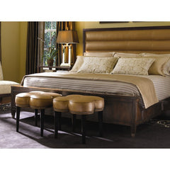 St. Tropez Avalon Bed in Rich Brown Calais by Lexington | 01-0338-133C