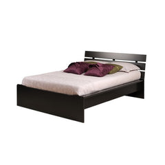 Avanti Platform Bed in Deep Black by Prepac | BPD-0261-2KV / BPQ-0262-2KV