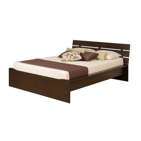 Avanti Platform Bed in Rich Espresso by Prepac | EPD-0261-2KV / EPQ-0262-2KV