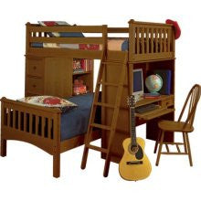 Bolton Furniture Mission SSS Twin Loft Bed - 4 Finish Options!