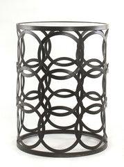 Barrel Table Dalton Home Collection with Circles by Bellacor | BTGCIR