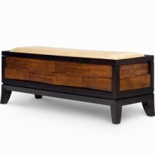 Magnussen B1356-80 Urban Safari Upholstered Bed Bench in Warm