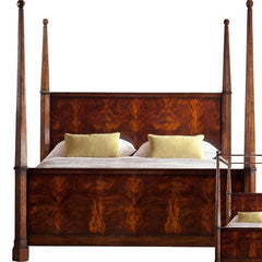 Town Moxley Poster Bed in Standard Mahogany by Barclay Butera Lifestyle | BB1411-441 / BB1411-431 / BB1411-421