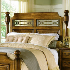 Blue Ridge Retreat Poster Headboard In Distressed Chestnut Oak by Southern Living | 26740 / 26750