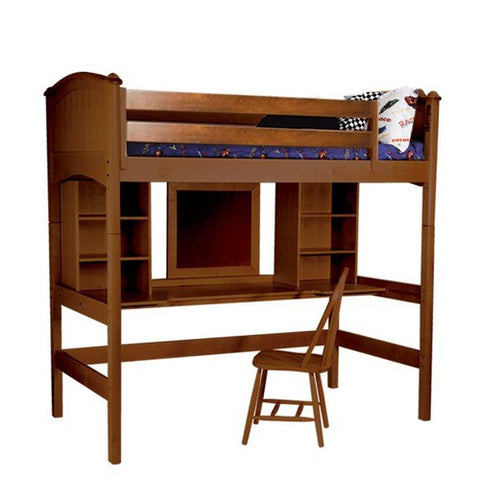 Cooley Twin Loft Bed with Study Desk by Bolton Furniture | 9917