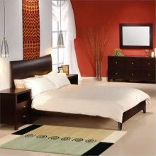 Lifestyle Canova Queen Platform Bed in Cappuccino
