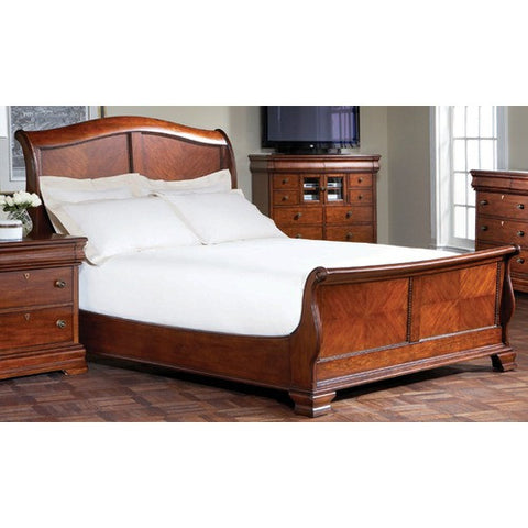 Nouvelle Sleigh Bed in Warm Cherry by Broyhill | Nouvelle Sleigh Bed Series