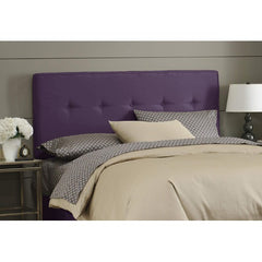 Button Tufted Headboard in Purple by Skyline Furniture | 680 (Purple)