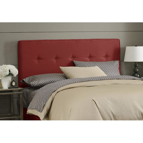 Button Tufted Headboard in Red by Skyline Furniture | 680 (Red)