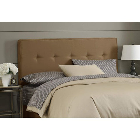 Button Tufted Headboard in Saddle by Skyline Furniture | 680 (Saddle)