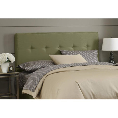 Button Tufted Headboard in Sage by Skyline Furniture | 680 (Sage)