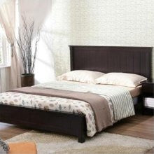 Gold Sparrow Alaska Queen Bed in Rich Wenge