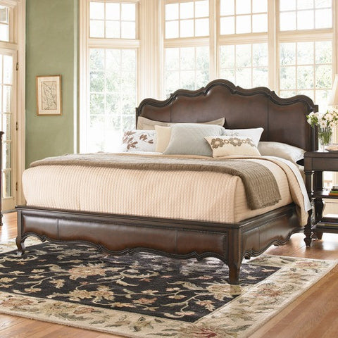 Contessa Bed in Distressed Old World Cherry by Universal Furniture | 90125 / 90126