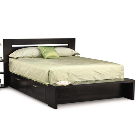 Horizon Storage Bed with Bench Footboard by Copeland Furniture | 1-HRB-1-STOR