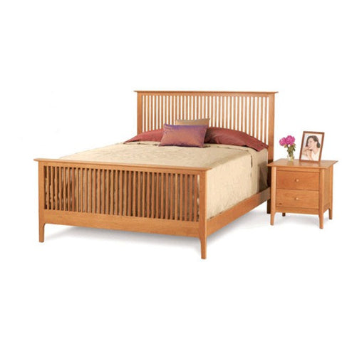 Sarah Spindle Bed with High Footboard by Copeland Furniture | 1-SRH-1