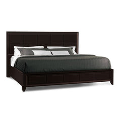 Cupertino Queen Bed Cappuccino by LifeStyle Solutions | CPT-QN-CP-SET
