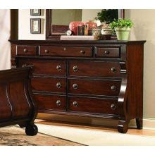 Vaughan Kathy Ireland Home Georgetown Nine Drawer Dresser in Cherry...