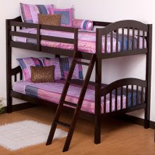 Status Furniture Long Horn Kids Bunk Bed in Espresso