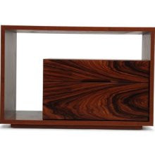 Lineground Side Table / Nightstand 1 Skram Material: Black Walnut