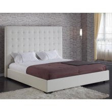 DG Casa Delano Bed in White Size: Queen