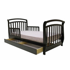 Deluxe Toddler Sleigh Bed with Drawer by Dream On Me | 641-K