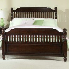 Legacy Classic Furniture Savannah Low Poster Headboard in Distressed Molasses Size: Twin