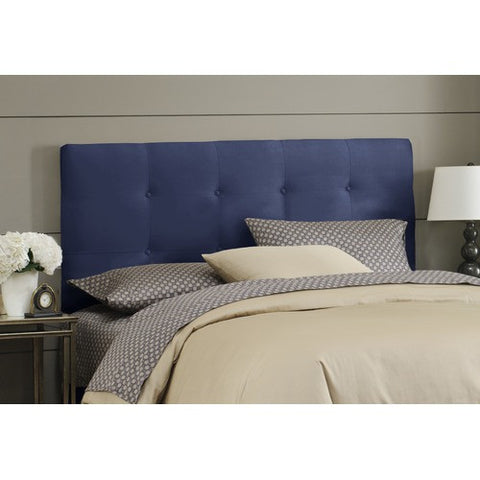 Double Button Tufted Headboard in Lazuli by Skyline Furniture | 790 (Lazuli)