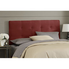 Double Button Tufted Headboard in Red by Skyline Furniture | 790 (Red)