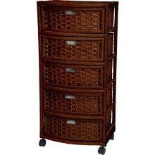 Oriental Furniture 37" Chest of Drawers in Mocha